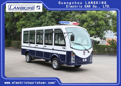 China Sitzer-absorbieren das elektrische Shuttle-Auto des Weiß-11, das mit effektivem Schock ausgerüstet wird,/Tür zu verkaufen