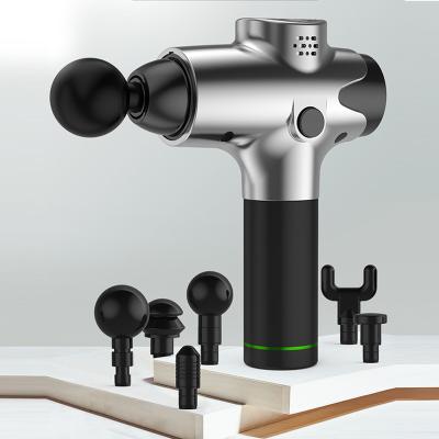 China Muscle Body Massager 6 Speeds Cordless Deep Percussion Massager Handheld Quiet Massager Gun Tissue Commercial for sale
