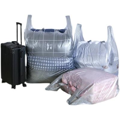 China Disposable Blanket Clothes and Big Plush Toys Luggage Suitcase Comforter Chair Reusable Plastic Giant Moving Storage Bags for sale