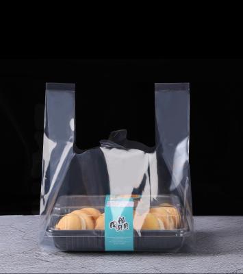 China Recyclable plastic die cut bag shopping pe plastic shopping bag die cut plastic shopping bag for sale