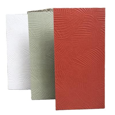 China Large Bump 300*600mm Morandi Sunflower Nordic Red Series Tiles Balcony Background Scattered Tail Tiles for sale