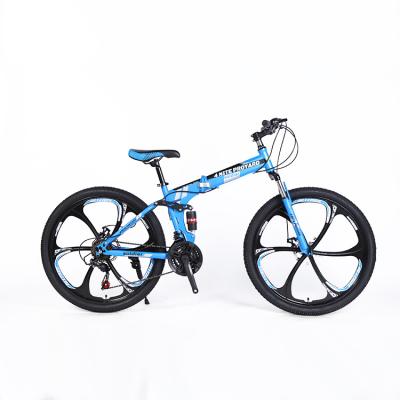 China High Quality Portable Adult Folding Bike Steel 26 Inch Aluminum Alloy 21 Speed Folding Bicycle for sale