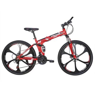 China Cheap Steel Bicycles Folding Chinese Foldable Bike 26inch 21 Speed Bicycle No Cycle 26inch Folding for sale