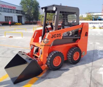 China Motor Kubota 380kg Skid Steer 0.2m3 JC25 com Vários Anexos Venda Quente No Canadá à venda