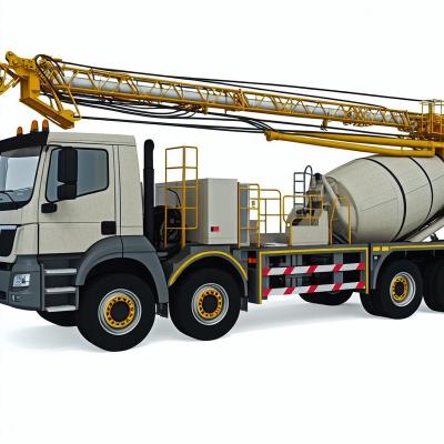 China 4x2 37m HB37V 5 Section Productivity 120m3/H Concrete Pump Truck for sale