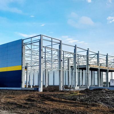 China Prefabricated Steel Structure Factory Building Low Maintenance Metal Structure Building for sale
