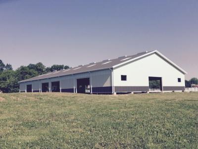 China Prefabricated Steel Structure Warehouse For Workshop / Poultry House for sale