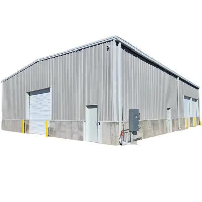 China Industrial Steel Portal Frame Warehouse Fire Resistant Long Span Steel Structure Construction for sale