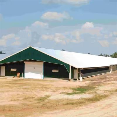 China Commercial Prefabricated Steel Building Durable and Easy Install for Broiler Chickens for Farms for sale