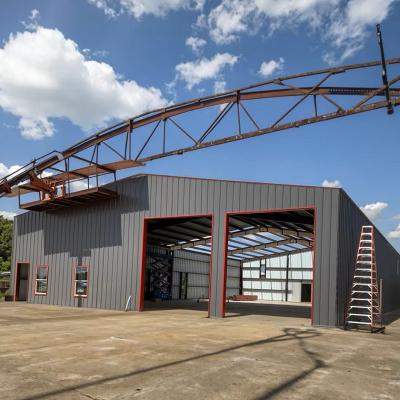 China Durable Prefabricated Factory Metal Space Frame Steel Structure Low-Cost Commercial Warehouses for sale