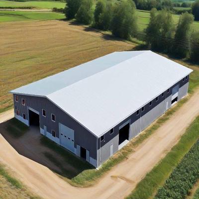 China Industrial Metal Steel Structure Warehouse , Prefab Factory Logistics Warehouse Building for sale