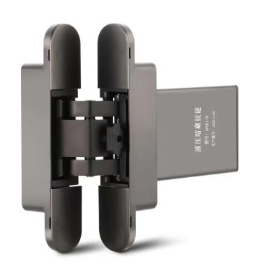 China Modern 2022 New Style Zinc Alloy Hydraulic Speed Adjustment Self-closing Buffer Hidden Folding Door Closer Spring Hinges for sale