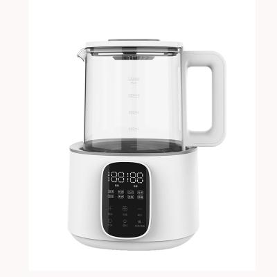 China 360 degree rotation base electric portable glass kettle for milk for sale