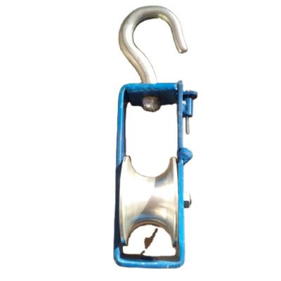 China Building Material Shops Stringing Pulley Block Cable Pulley System For Conductor for sale