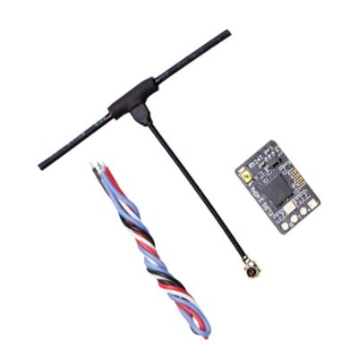 China JHEMCU ExpressLRS RX24T 2.4G ELRS Radio Nano Long Range Receiver T-type Antenna 11X18mm for RC FPV Racing Freestyle Drone 11mm*18mm*3mm for sale