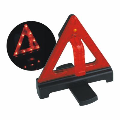 China Road Safety Flashing LED Warning Triangle Easily Handle and Assemble for Car Emergency for sale