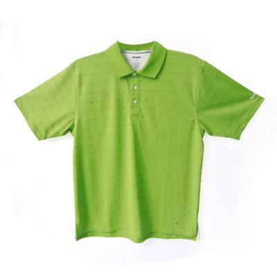 China Summer 2022 High Quality Anti-shrink Sports Casual Green Golf 100% Polyester Polo Shirt For Men for sale