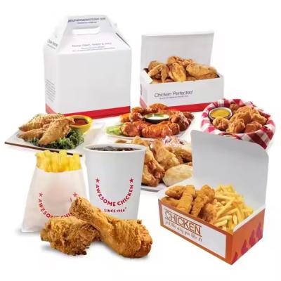 China Groothandel Op maat gedrukt Eco-vriendelijk Fastfood takeaway Gebakken kippendoos Te koop