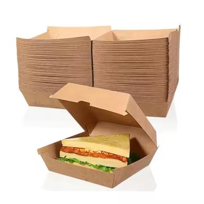 中国 ハンブーゲン向けに オーダーメイド 食品箱 生物分解可能 顧客ロゴが貼り付け 販売のため