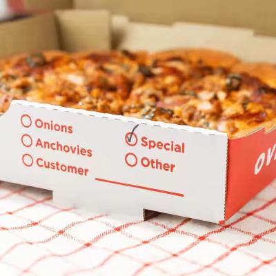 China Cajas de pizza ecológicas personalizadas para comida rápida y comida para llevar en restaurantes en venta