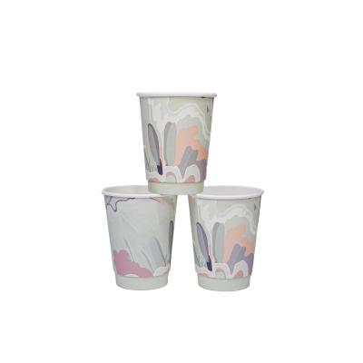 China Eco-friendly biodegradable water-based coating coffee paper cup wholesale customization for sale