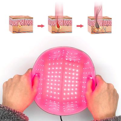 China El crecimiento del pelo del laser del OEM LLLT capsula el sombrero ligero rojo 650nm para el nuevo crecimiento del pelo en venta