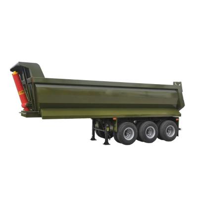 China 3-Axis Dump Semi-Trailer U-Shaped Bucket Standard (Box Size (Inner Diameter) 9200x2200x1200mm) for sale