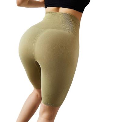 China Hot Selling Breathable Wholesale Hot Sale Workout Fitness Gym Tight Running Yoga Shorts Women Sports Seamless Shorts for sale