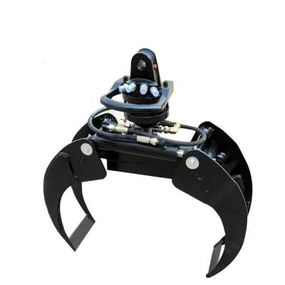 China Farms ATV log grapple loader forwarking trailer with grapple for sale