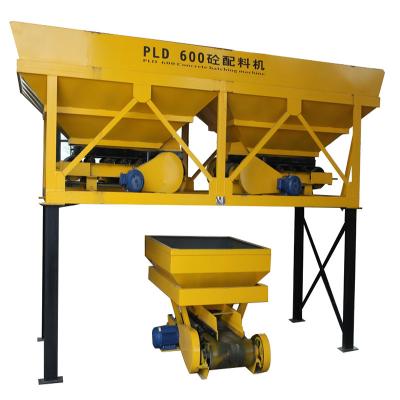 China Building Material Shops Concrete Batching Machine PLD600; building materials machine for sale