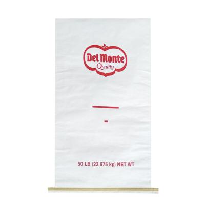 China 25kg 50kg Recyclable Compound Paper Plastic Laminated PP Woven Bag Packaging For Animal Packing Bird Feed Dog Food Cat Food Bag for sale