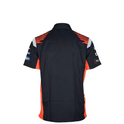 China Customized Logo Printing Big and Tall Men's Short Sleeve Racing Motorcycles Shirt for sale