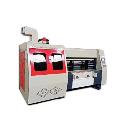 China Hotels / Taobao High Speed Box Making Machine Automatic Corrugated Cardboard Box Printing Slotting Die Cutting Machine for sale