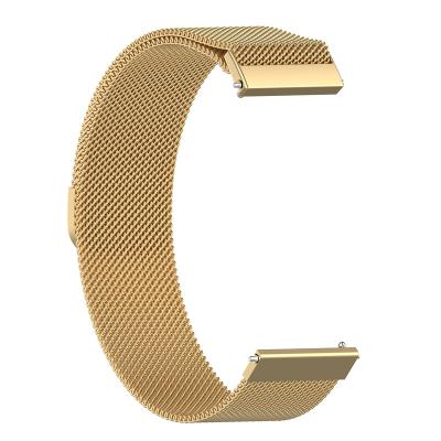 China Universal Gold Gold Watch Band Strap Watch Strap For Ticwatch Watch Band Packing Free Sample for sale