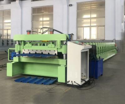 中国 台形の機械3phasesを形作る鋼鉄屋根PPGLの壁パネル ロール 販売のため