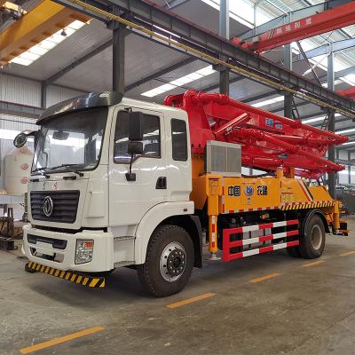 China China construction building equipment pump mounted 30m concrete truck concrete pump mitsubshi for sale