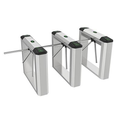 China Tripod Automatic Turnstile Gate QR Code Reader RFID Turnstile For Entrance for sale