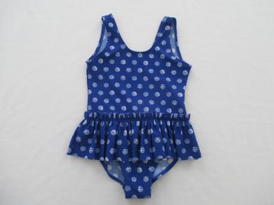 Chine Une seule pièce de Maillot partout dans le tissu mignon de Lycra de maillots de bain de bébé d'impression à vendre