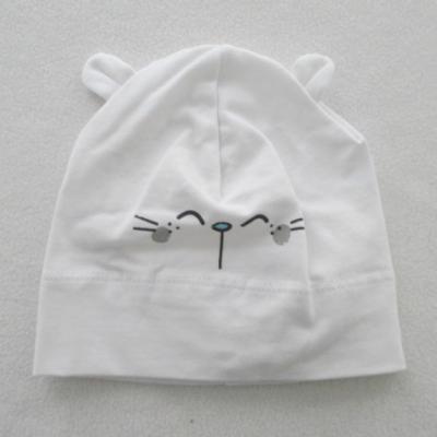Chine Le coton du bébé/automne de sprint tricoté par spandex de couleur solide de chapeau à vendre