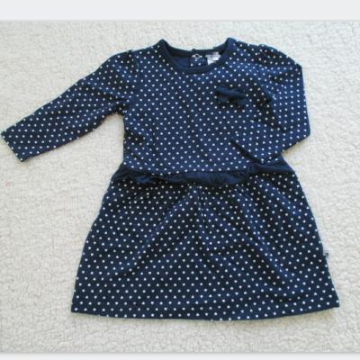 Chine Le Spandex de coton a tricoté le long débardeur d'impression de robe de bébé de douille à vendre