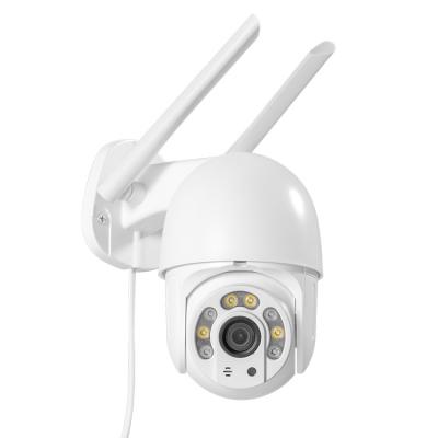 China Human Motion Tracking Q1 WIFI Outdoor Double Light Two Way Audio 1080P P2P Dome Security Auto Tracking Smart PTZ Plug type Camera for sale