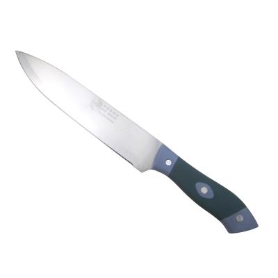 China Durable Professional PP and TPR Handle Stainless Steel Chef Knife for sale