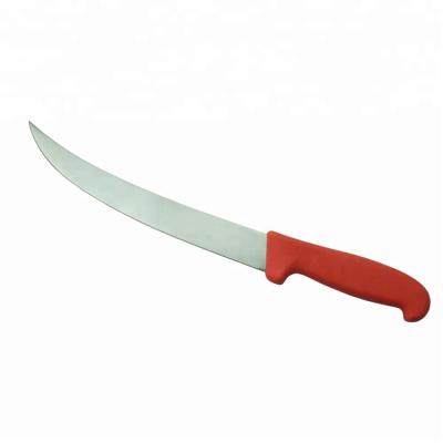 China Viable Color Plastic Handle Slicing Knife With 10 Inch Blade for sale
