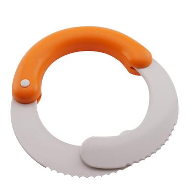 China Practical Convenience ABS Handle Vegetable Cutter Knife Salad Tool for sale