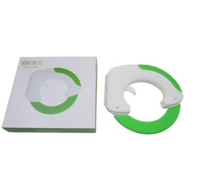China Durable ABS Handle Stainless Steel Round Knife Blade Cover Color Box for sale