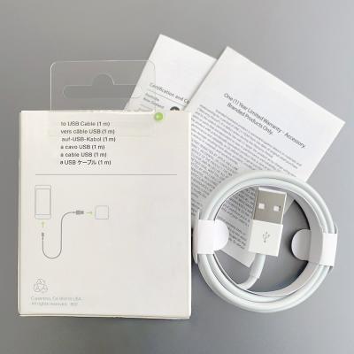 China Wholesale Fast Charging For Apple iPhone USB Cable With Packing Case Original New Charging Data Cable For iPhone 6 7 X Charger Cable for sale