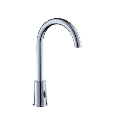 China Sense Faucets Automatic Sensor Faucet Commercial Sink Faucet With Control Box Polish Chrome for sale
