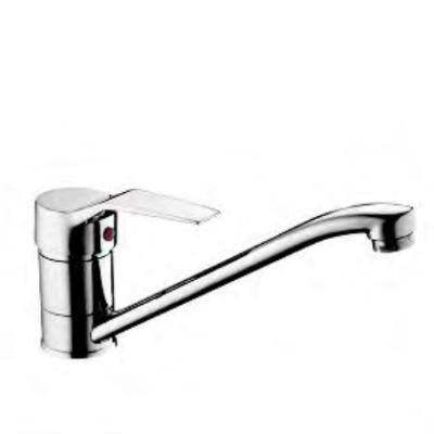 China Modern High Quality Rotatable Long Neck Sink Mixer Tap Single Handle Spout Mixer Tap Kitchen Faucet zu verkaufen