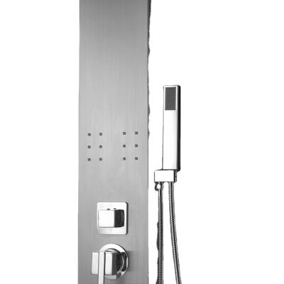 China Without Slide Bar Hot Selling Rain Shower Head Luxury Thermostatic Bathroom Stainless Steel Waterfall Shower Panels Te koop