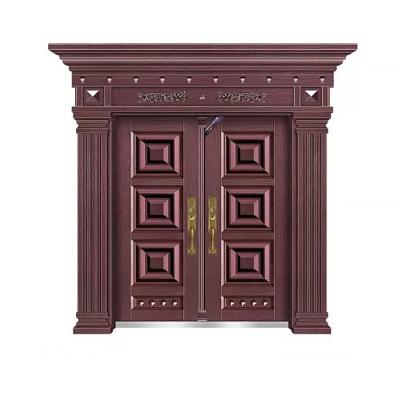 China Bulletproof Stop Doors Solution OEM Residential Security Metal Outdoor Exterior Used Modern Security Others Doors for sale